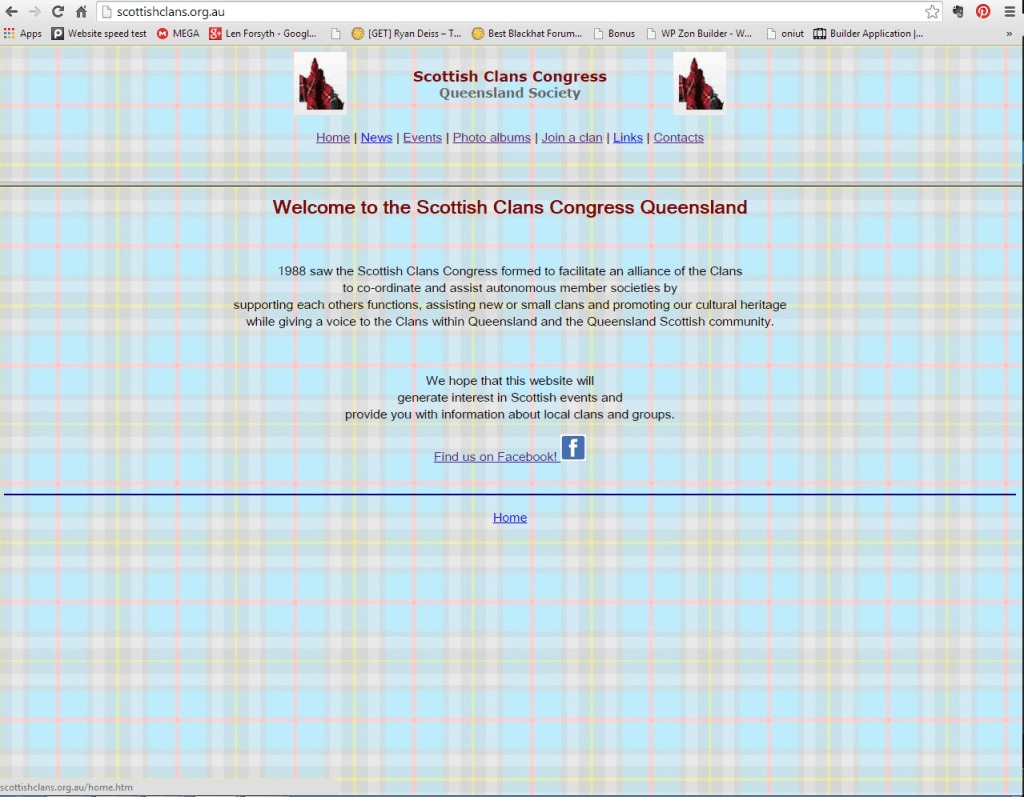 Scottish Clan Congress Qld Home Page